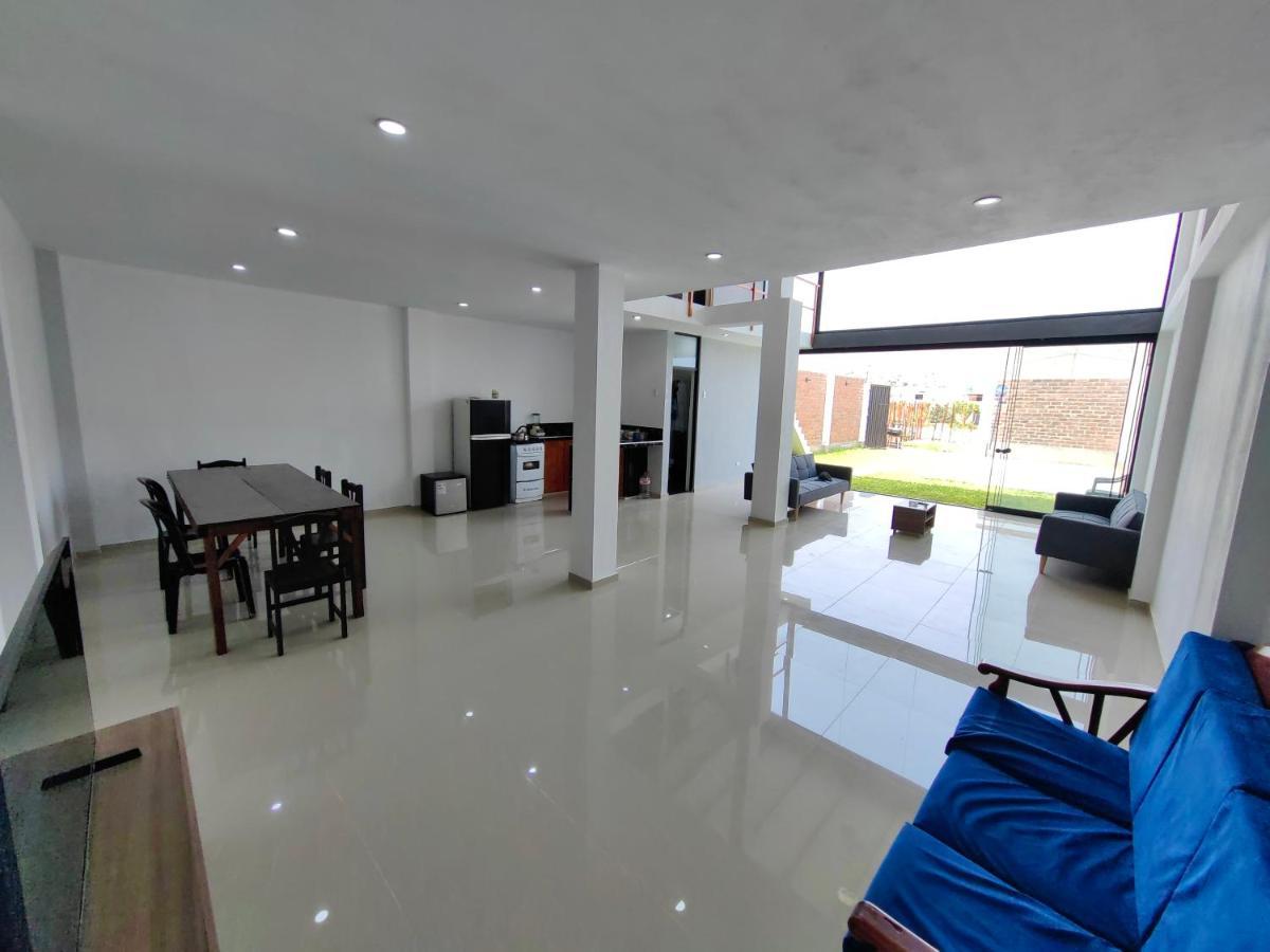 Вилла Casa De Playa Con Piscina Анкон Экстерьер фото