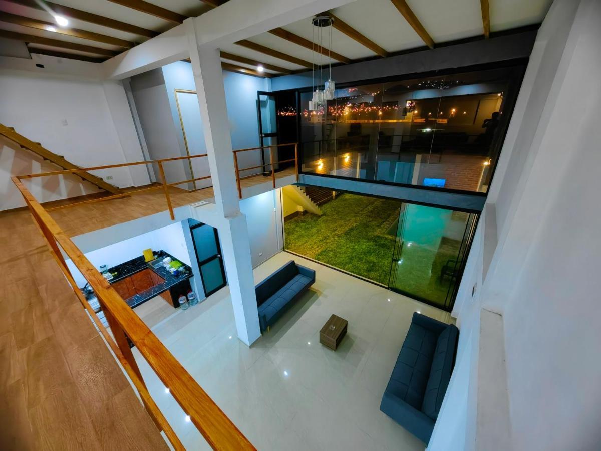 Вилла Casa De Playa Con Piscina Анкон Экстерьер фото